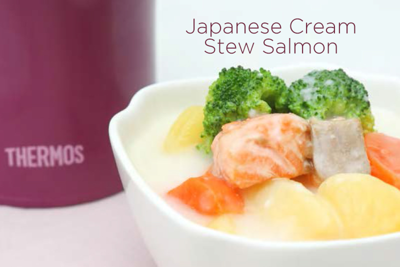 Japanese Cream Stew Salmon