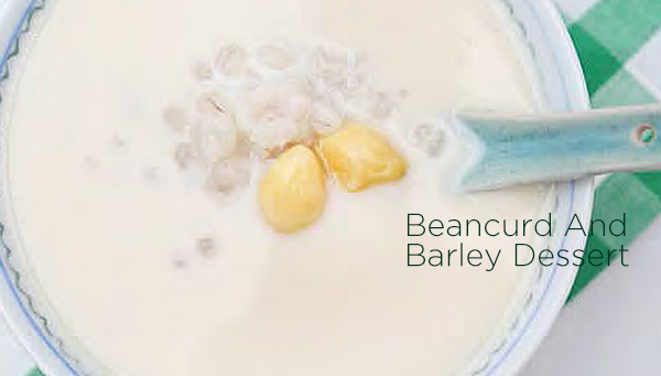 Bean Curd And Barley Dessert