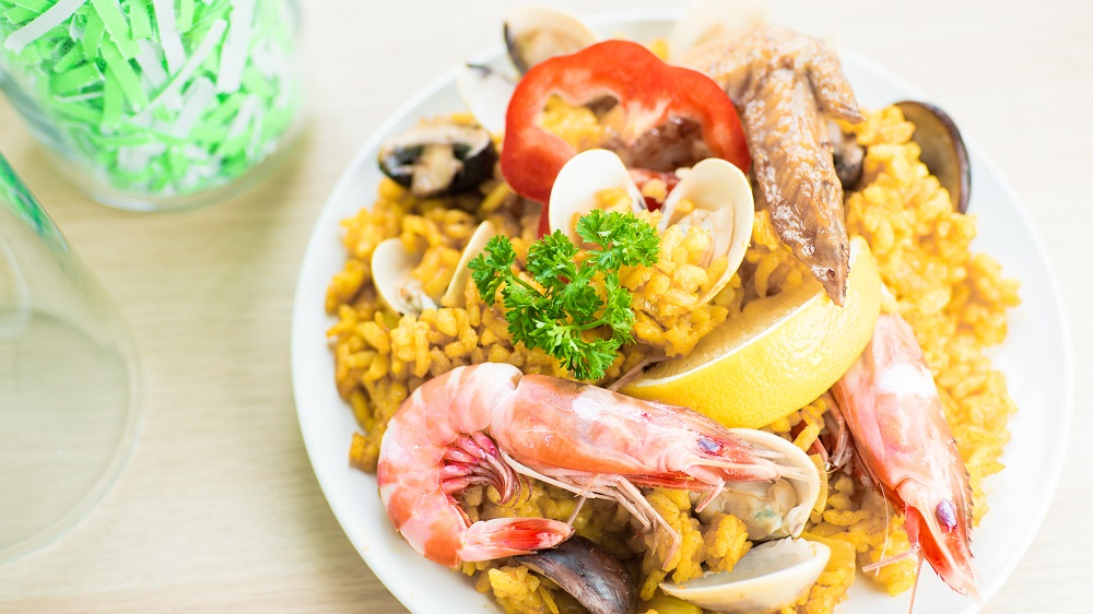 Seafood Paella (Rice)