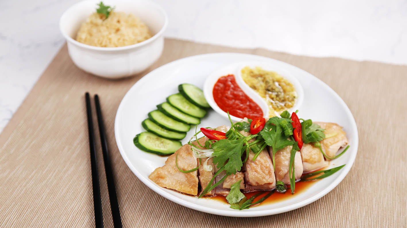 Steamed Whole Chicken