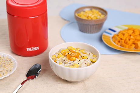 Pumpkin, Sweet Corn & Quinoa Congee