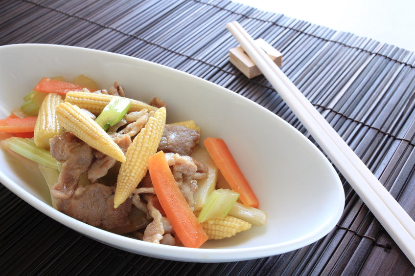 Thai Style Chicken and Baby Corn