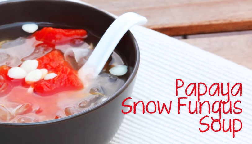 Papaya Snow Fungus Soup