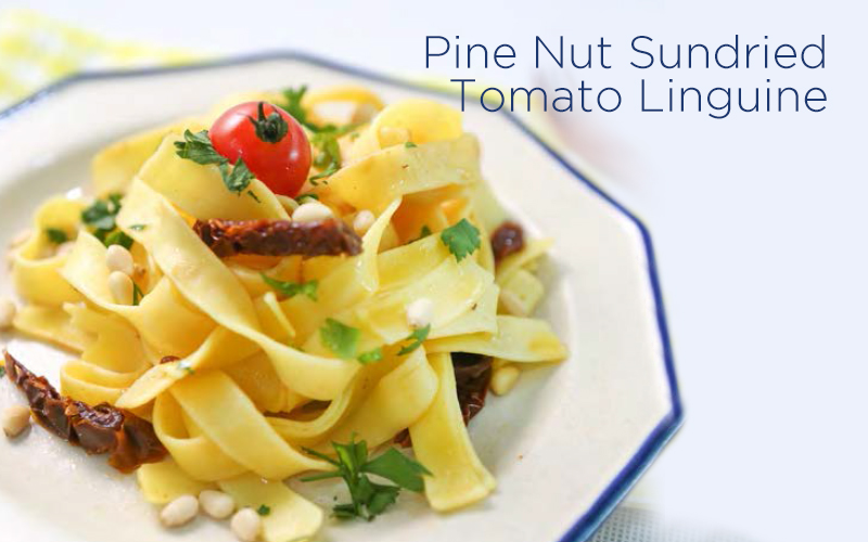 Pine Nut Sun-dried Tomato Linguine