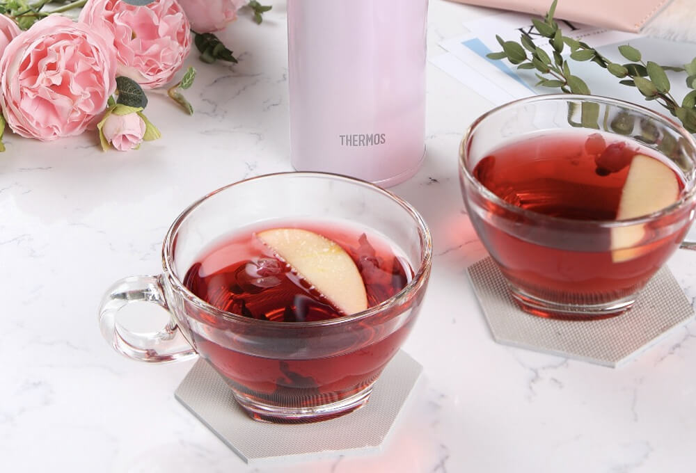 Rose, Roselle & Apple Tea