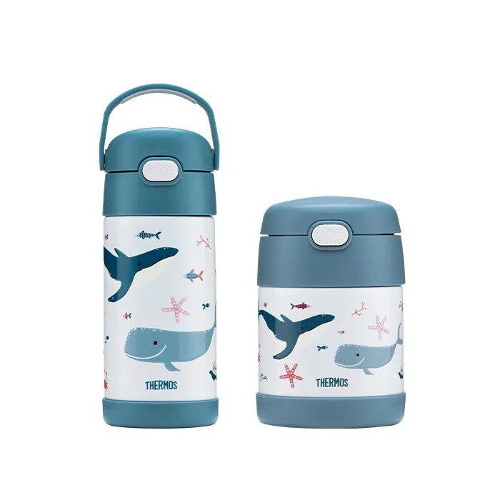 Little Wonderland 350ml Straw Tumbler and 290ml Food Jar Combo Set