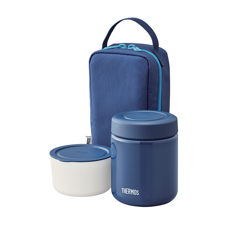 JBY-551 300ml Insulated Food Jar + 250ml Container Lunch Set