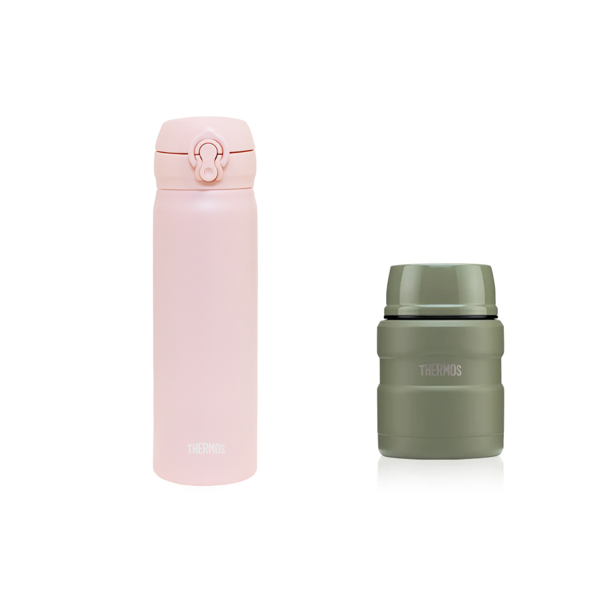 Nice Set Ultra Light Flask + Food Jar with Spoon