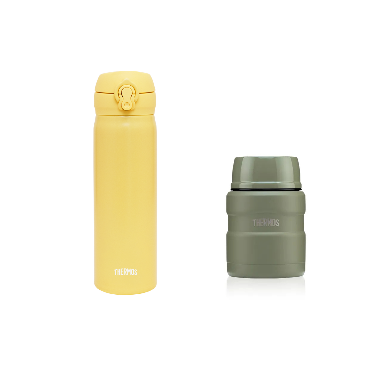 Nice Set Ultra Light Flask + Food Jar with Spoon