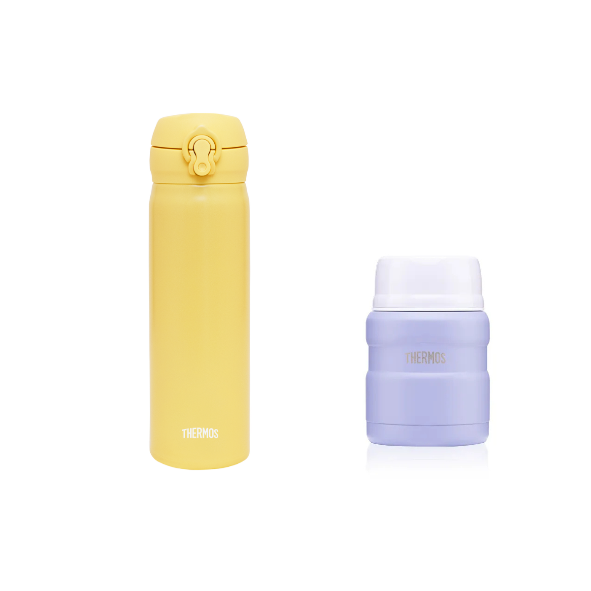 Nice Set Ultra Light Flask + Food Jar with Spoon