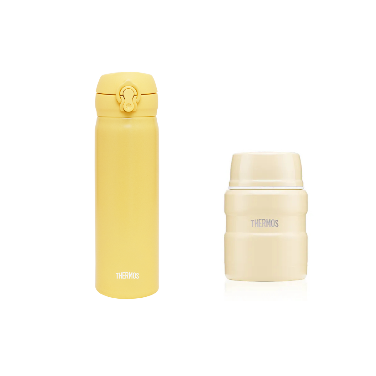 Nice Set Ultra Light Flask + Food Jar with Spoon