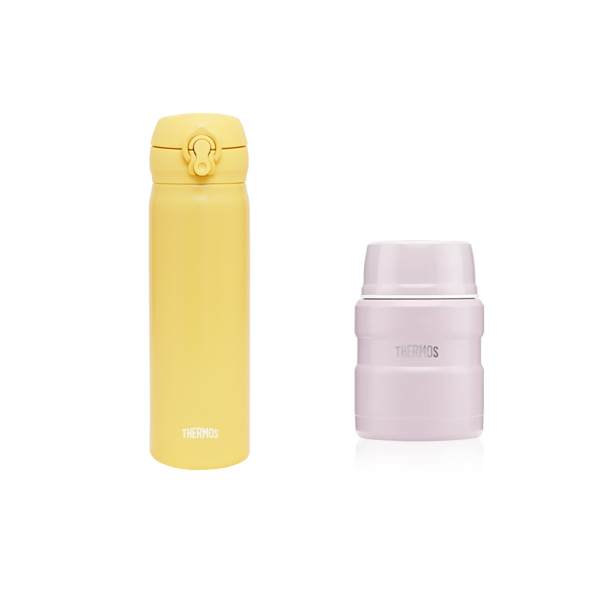 Nice Set Ultra Light Flask + Food Jar with Spoon