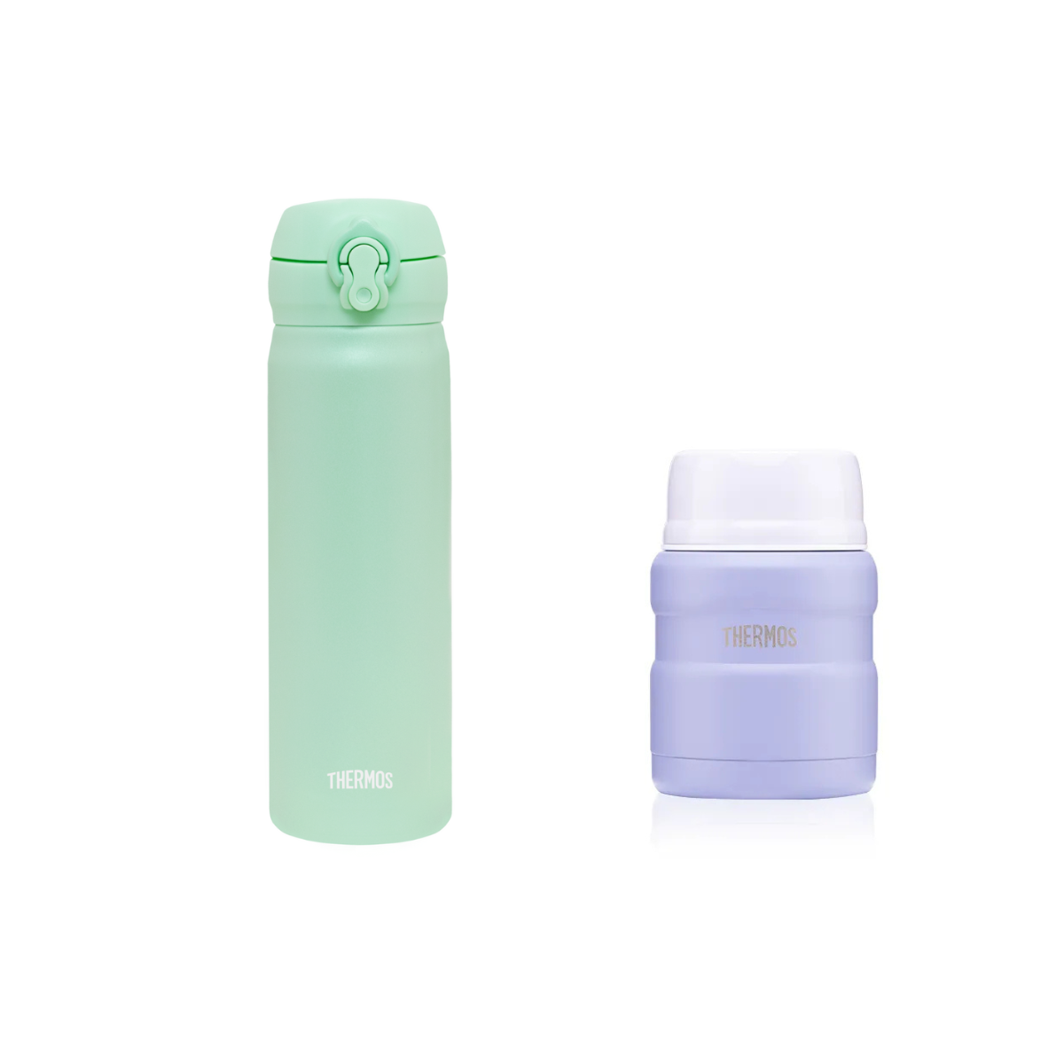 Nice Set Ultra Light Flask + Food Jar with Spoon