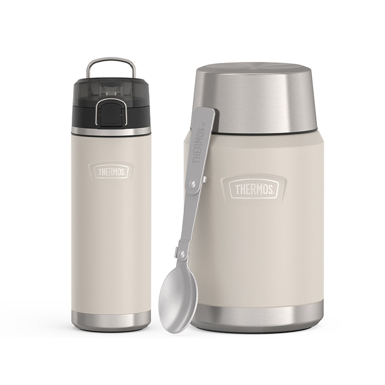 ICON™ 710ml Water Bottle and 710ml Food Jar Bundle Set