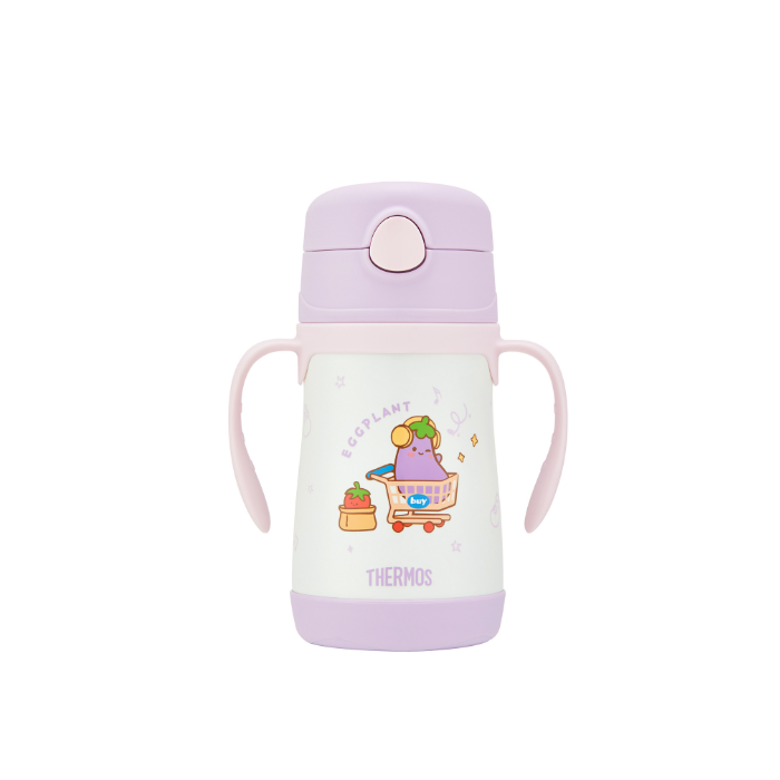 TCKC-305S 305ml Veggie Pals Dual Handle Straw Bottle