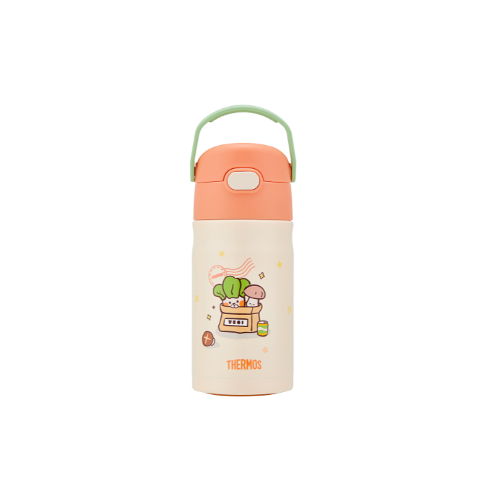 TCKJ-350FS 350ml Veggie Pals Flip-Top Bottle with Pouch