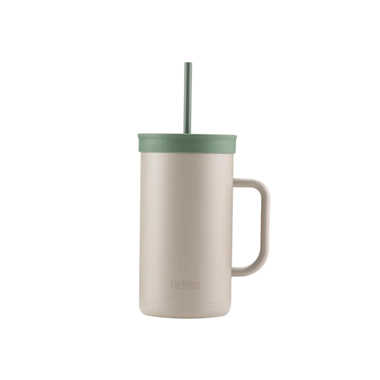 TKHA-1000K 1.0L Vacuum Insulated Mug with Straw